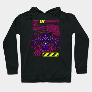 mecha monster danger virus Hoodie